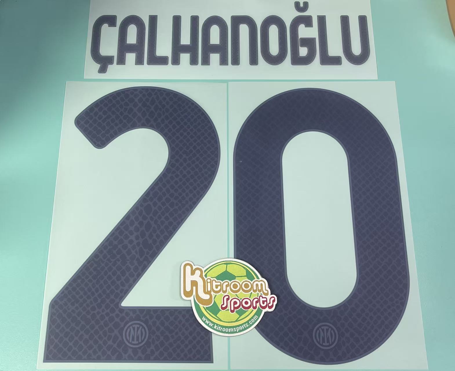 2024-25 Inter Milan Away Nameset #20 CALHANOGLU
