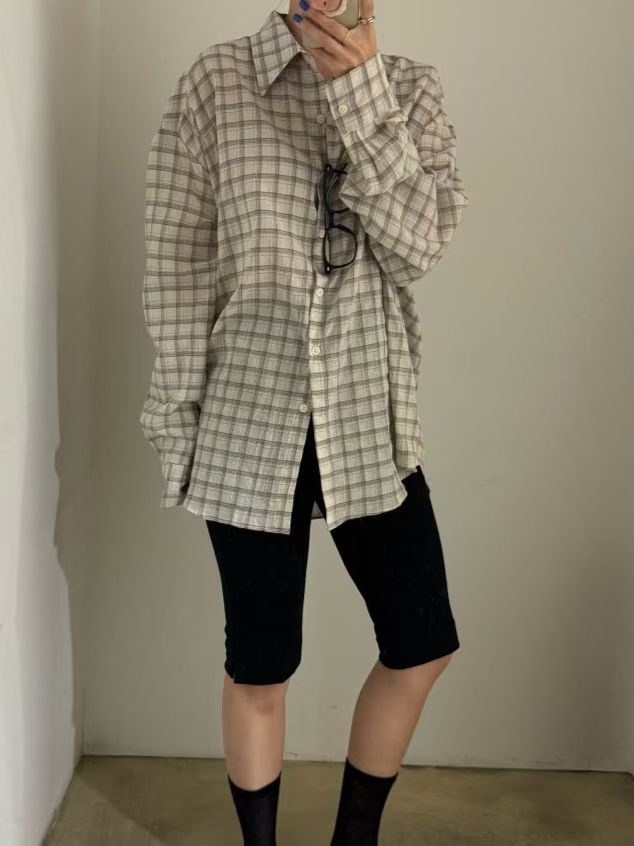 🇰🇷東大門女裝 | check shirt