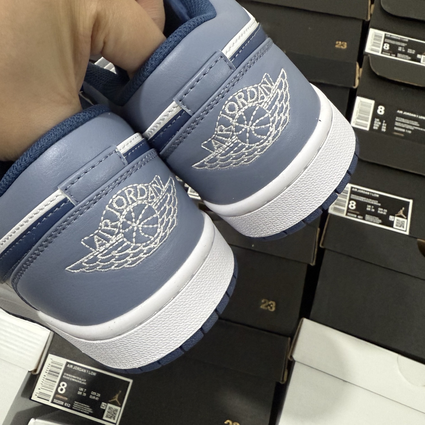 Nike Air Jordan 1 Low “Ashen Slate”553558-414