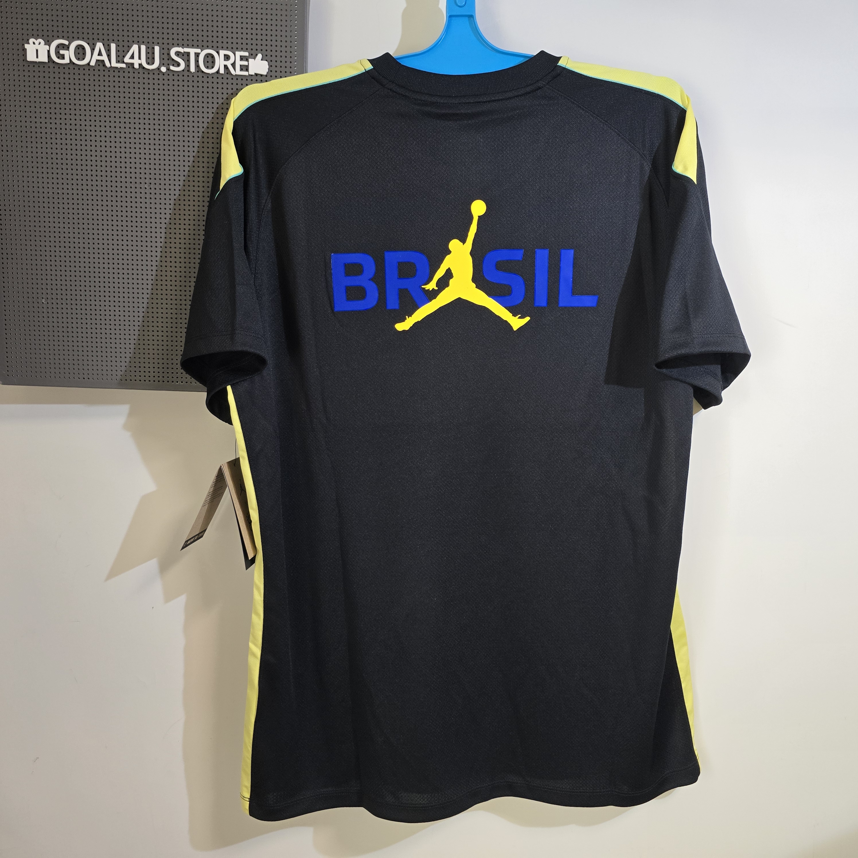 #現貨 Nike x Jordan Brazil 巴西 2026 黑色 Dri-fit 短袖訓練球衣 (可加印球員版贊助) IQ3294 