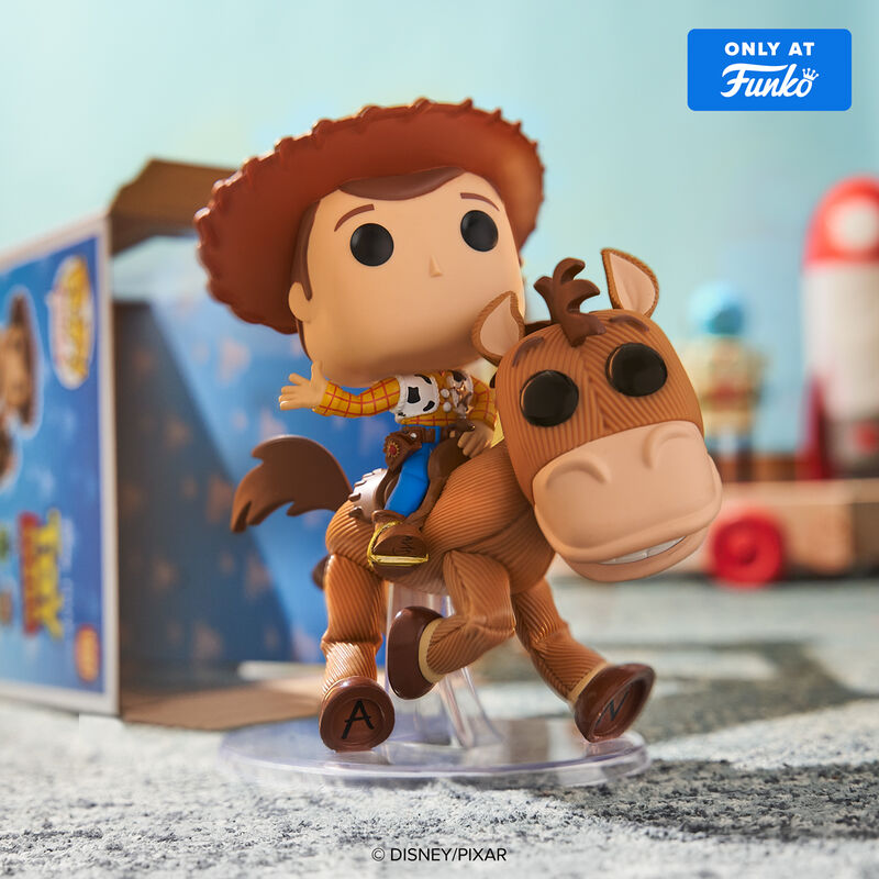 📦訂購 美國代購 Funko POP! Disney Toy Story Rides Deluxe Woody on Bullseye (30th Anniversary) Figure 反斗奇兵 胡迪與小馬紅心 模型