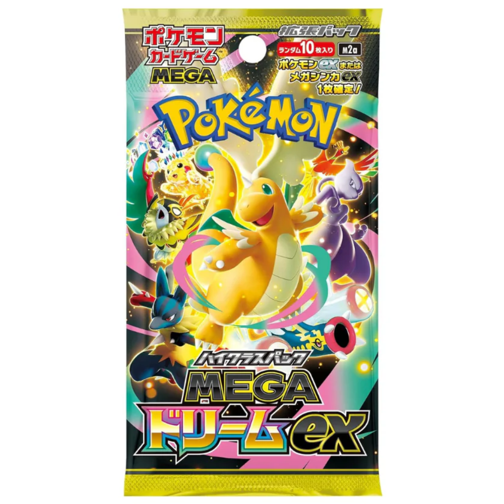 【散包】Pokemon寶可夢 - 日本版 PTCG M2a MEGA Dream ex (擴充包 10張/包) MEGAドリームex 超級進化夢想ex