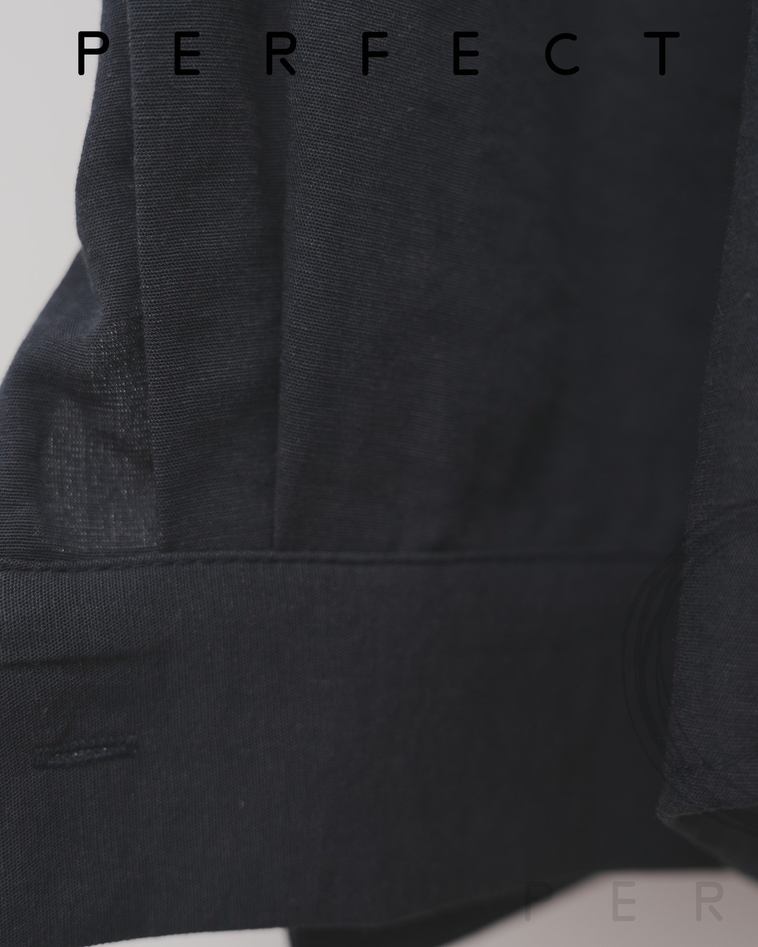 T0020_百搭氣質背心連恤衫兩件套 (氣質藏藍色)