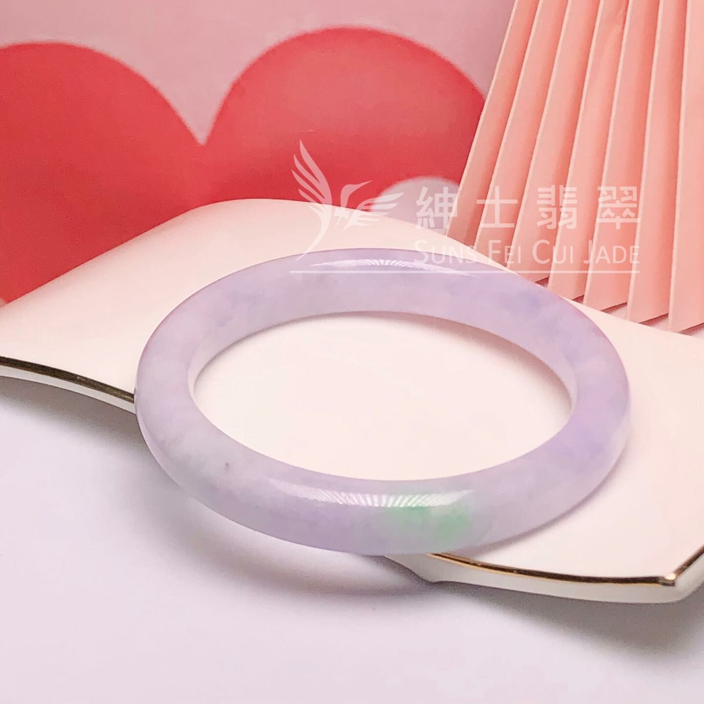 會卡藍紫飄翠福鐲60.5mm