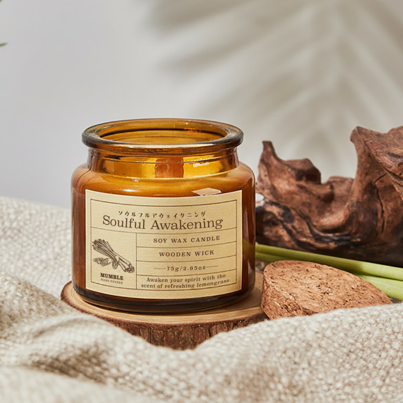 Mumble - 大豆香氛蠟燭 (心靈覺醒 / Soulful Awakening) 75g  / 2.65oz