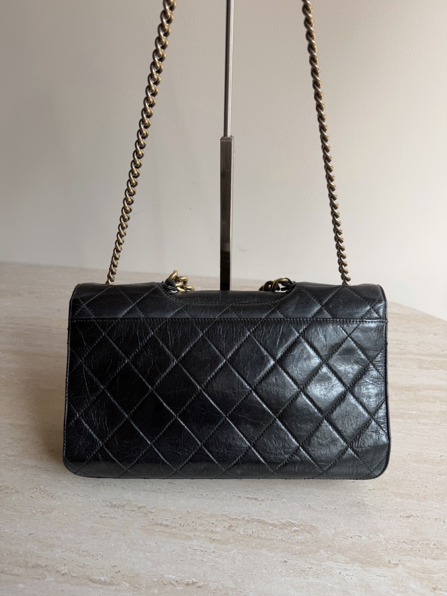 【預訂貨品】Chanel黑金斜孭袋