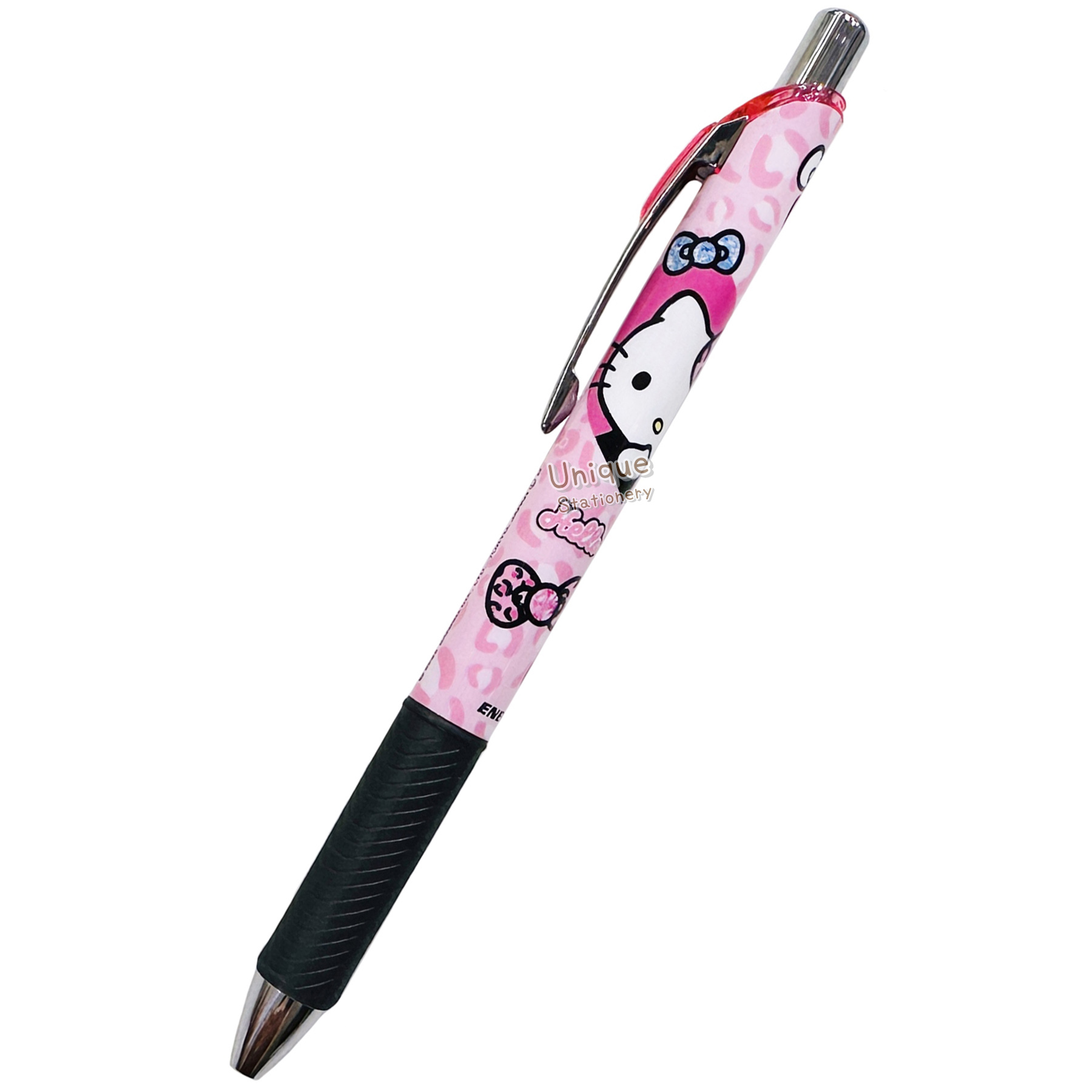 現貨｜Sanrio Hello Kitty 日本製 Pentel EnerGel 0.5mm 黑色 啫喱筆 (229474)