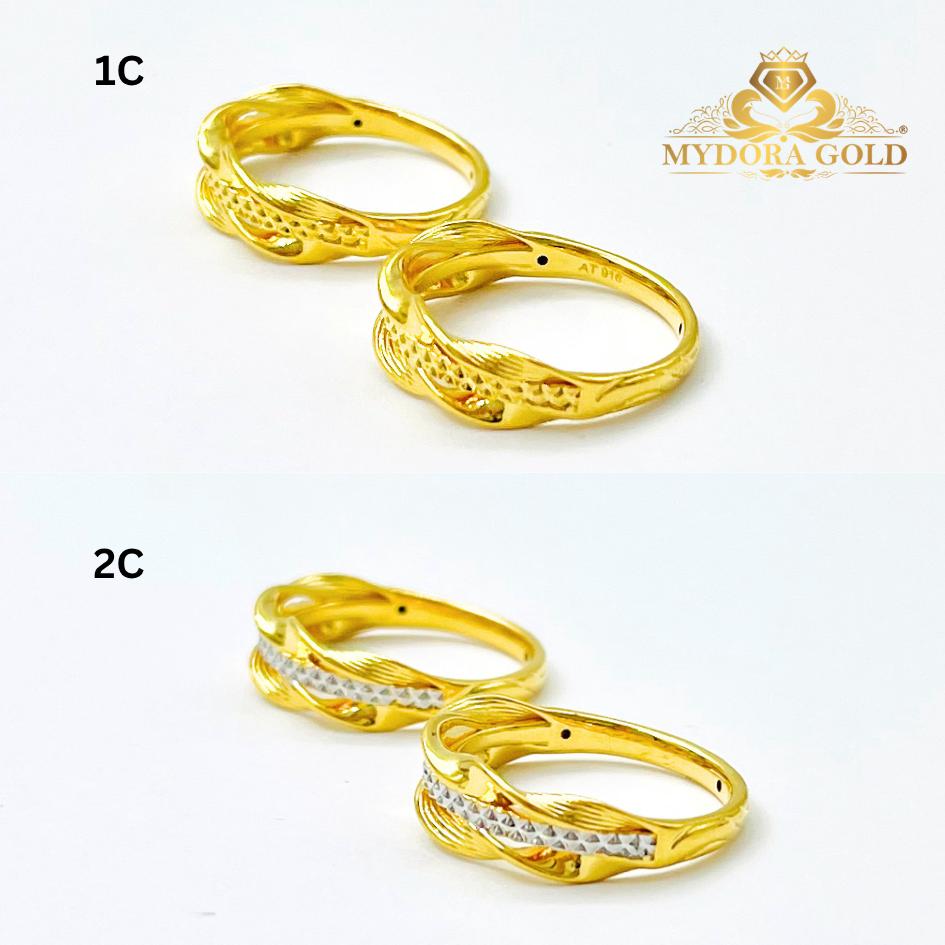 MYDORA EMAS 916 Cincin Twisted Glam (5G) l EMAS 916/22K
