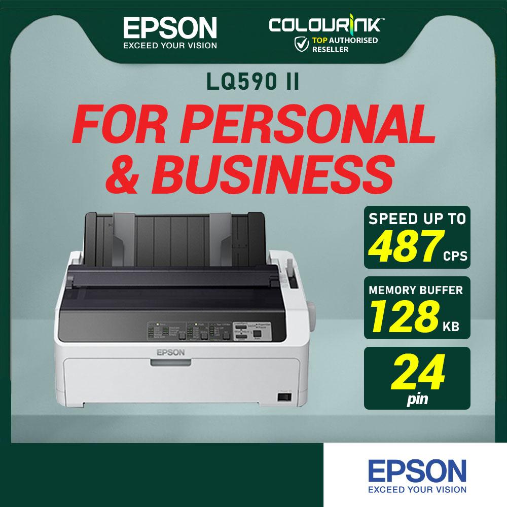 Epson LQ-590II Impact Printer A4 Computer Form Dot Matrix Printers Print up to 6 PLY similar LQ310 LQ680