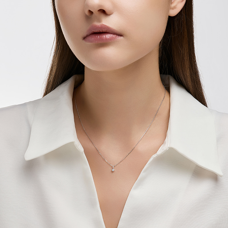 DIDIER DUBOT Miss Doux 鑽石頸鏈 (JDRNT5S55HC)