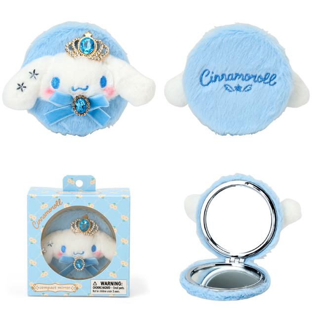 預訂 | 日本版 Sanrio 寶石x蝴蝶結刺繡隨身鏡
