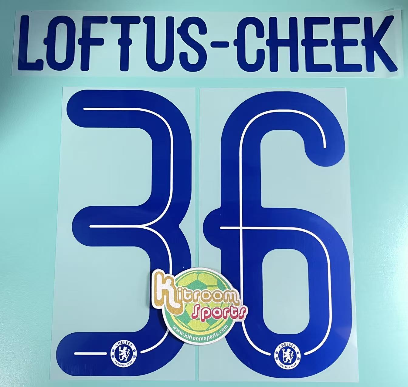2015-16 Chelsea Away UCL Nameset #36 LOFTUS-CHEEK