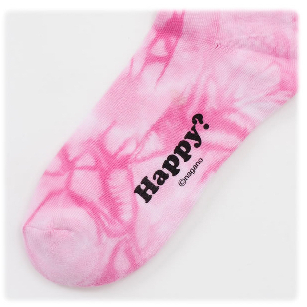 🎀【預訂】 Chiikawa x Talking 扎染襪 Pink 23-25cm