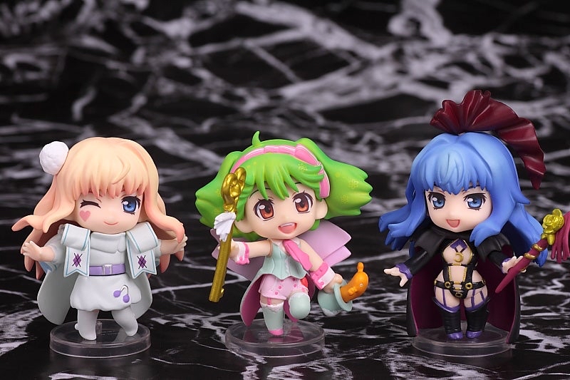 日版 《前期卷限定》小黏土人 超時空要塞 3款 景品  figure 