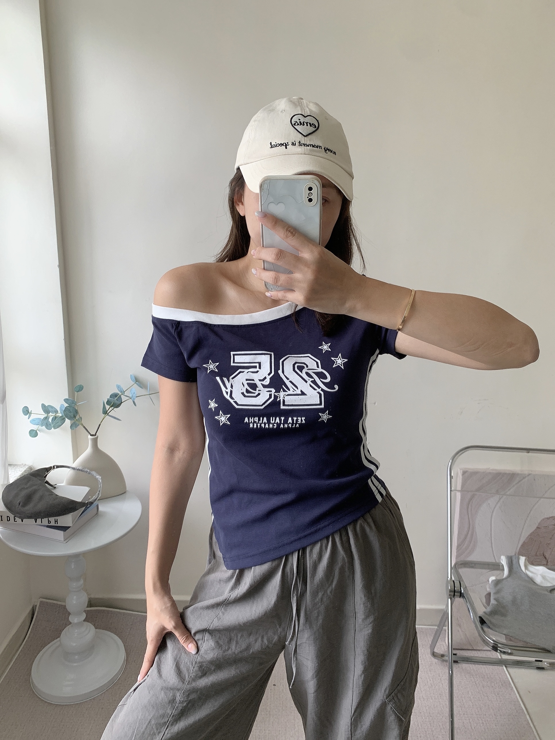 斜肩25 Tee（兩色）