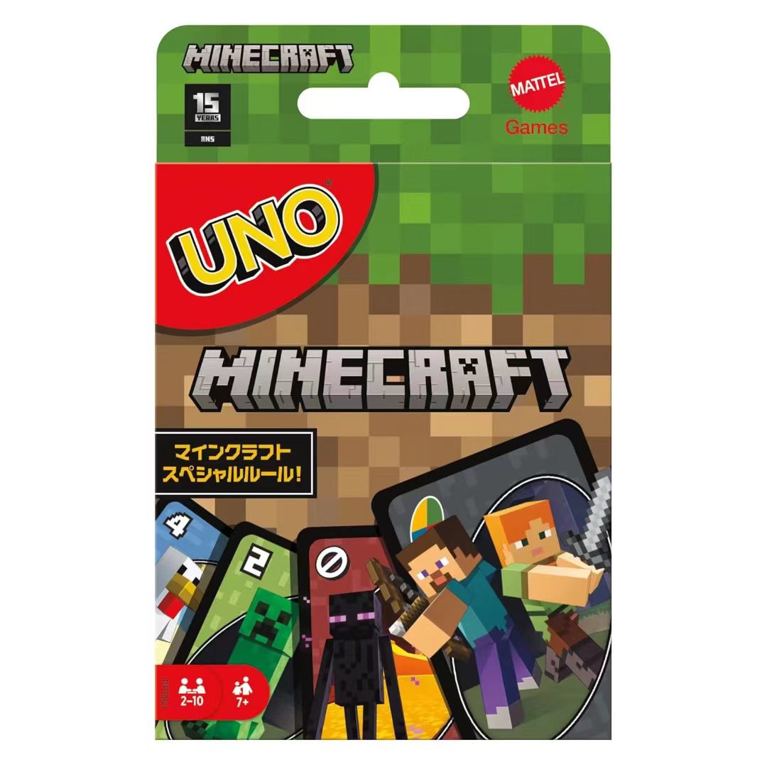 日本直送 UNO × Minecraft 卡牌遊戲