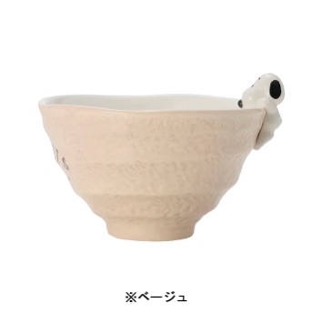 🎀【預訂】Snoopy 米色陶瓷飯碗