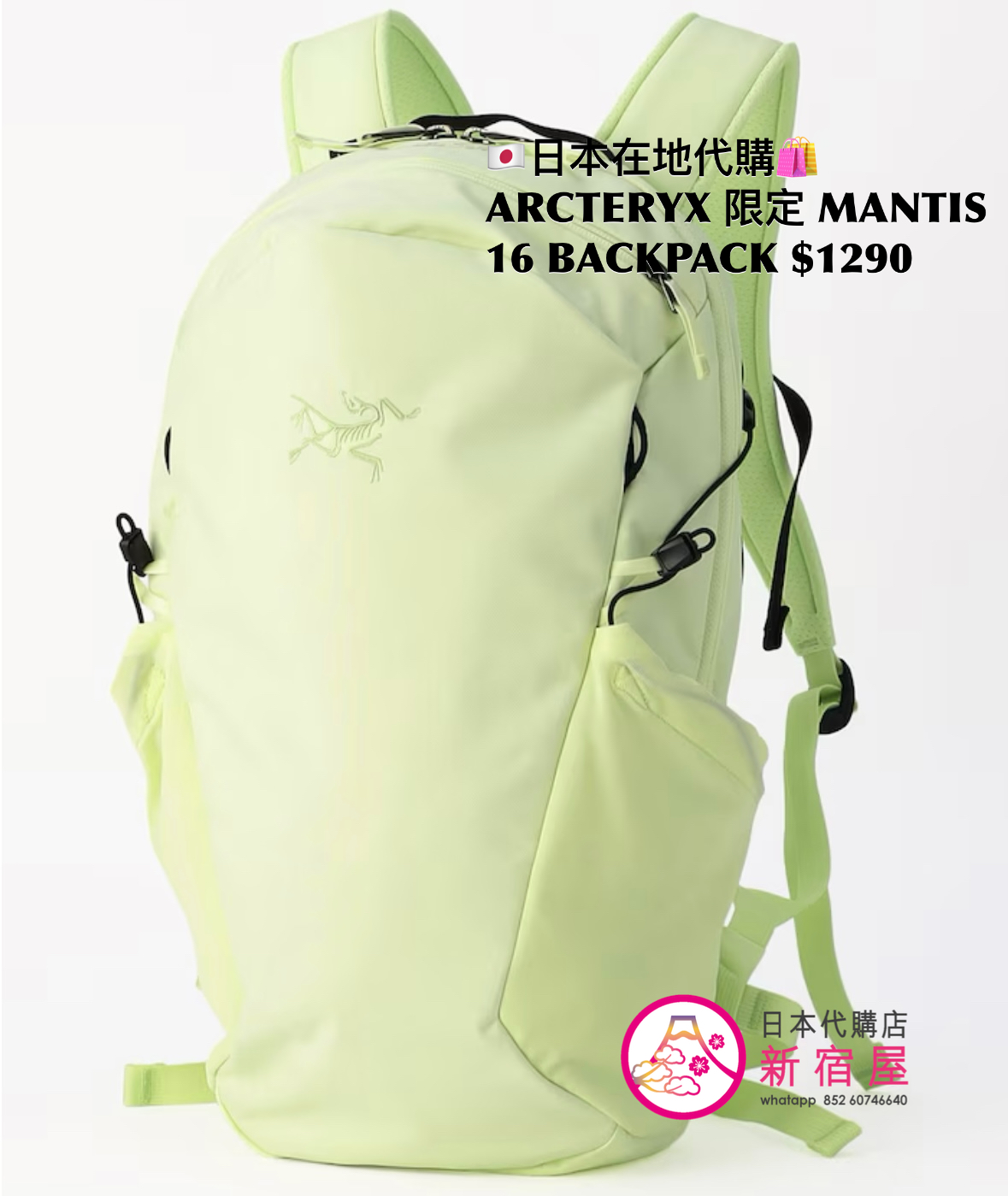 ARCTERYX 限定 MANTIS 16 BACKPACK