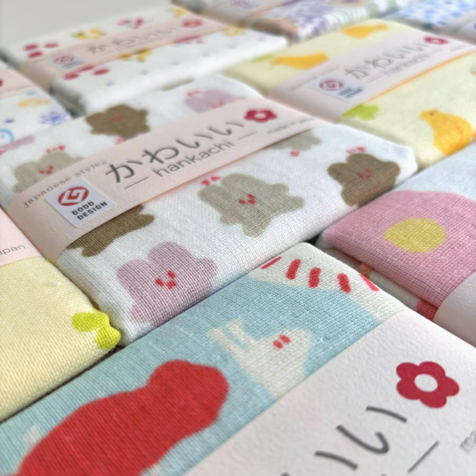 日本製新款紗棉方巾