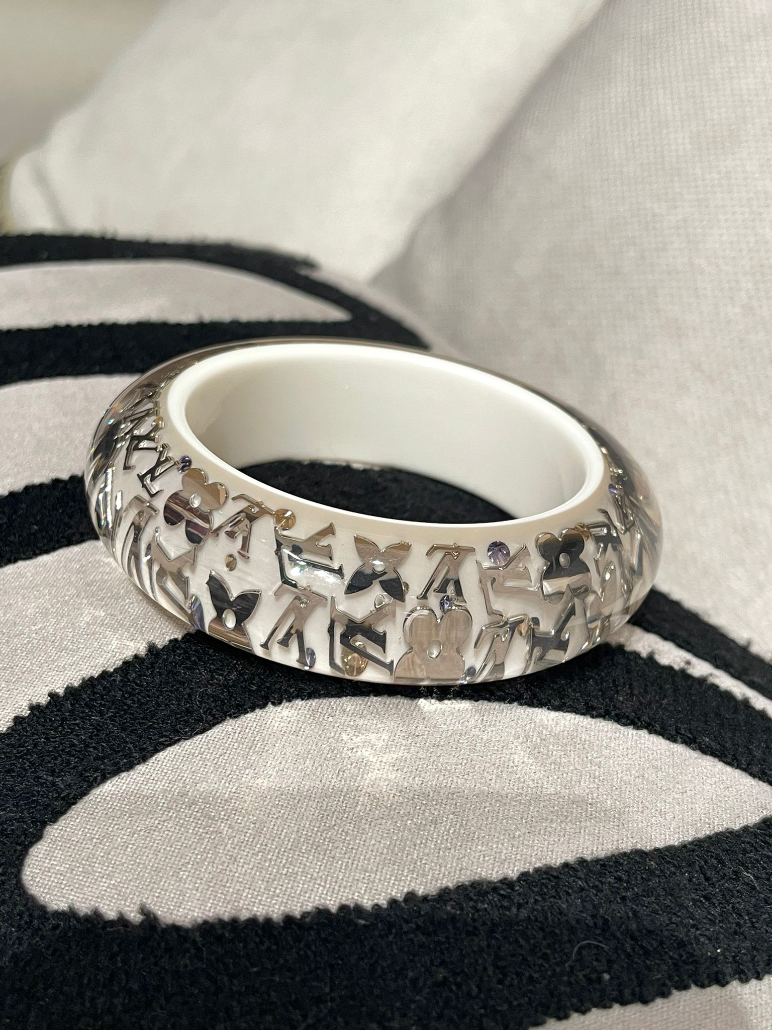 LV Inclusion Wide Bangle Bracelet 100%Authentic, 98%New