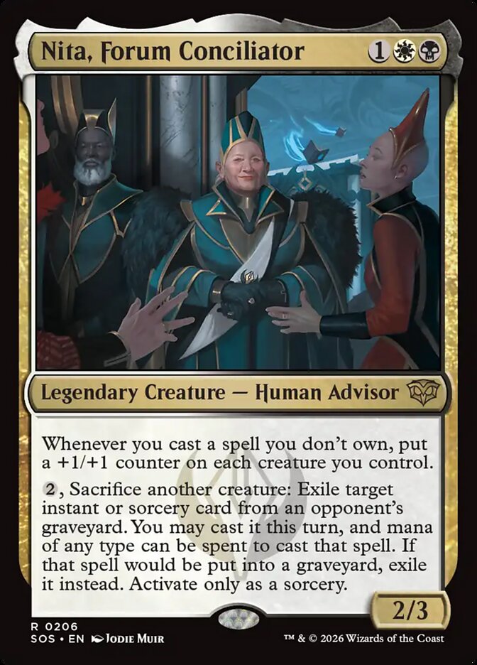 [EN] [Foil] Nita, Forum Conciliator [SOS-206] R