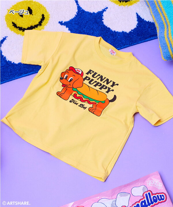 🇯🇵預訂 日本直送🇯🇵Markey’s x Wiggle Wiggle八色趣味印花短袖T恤