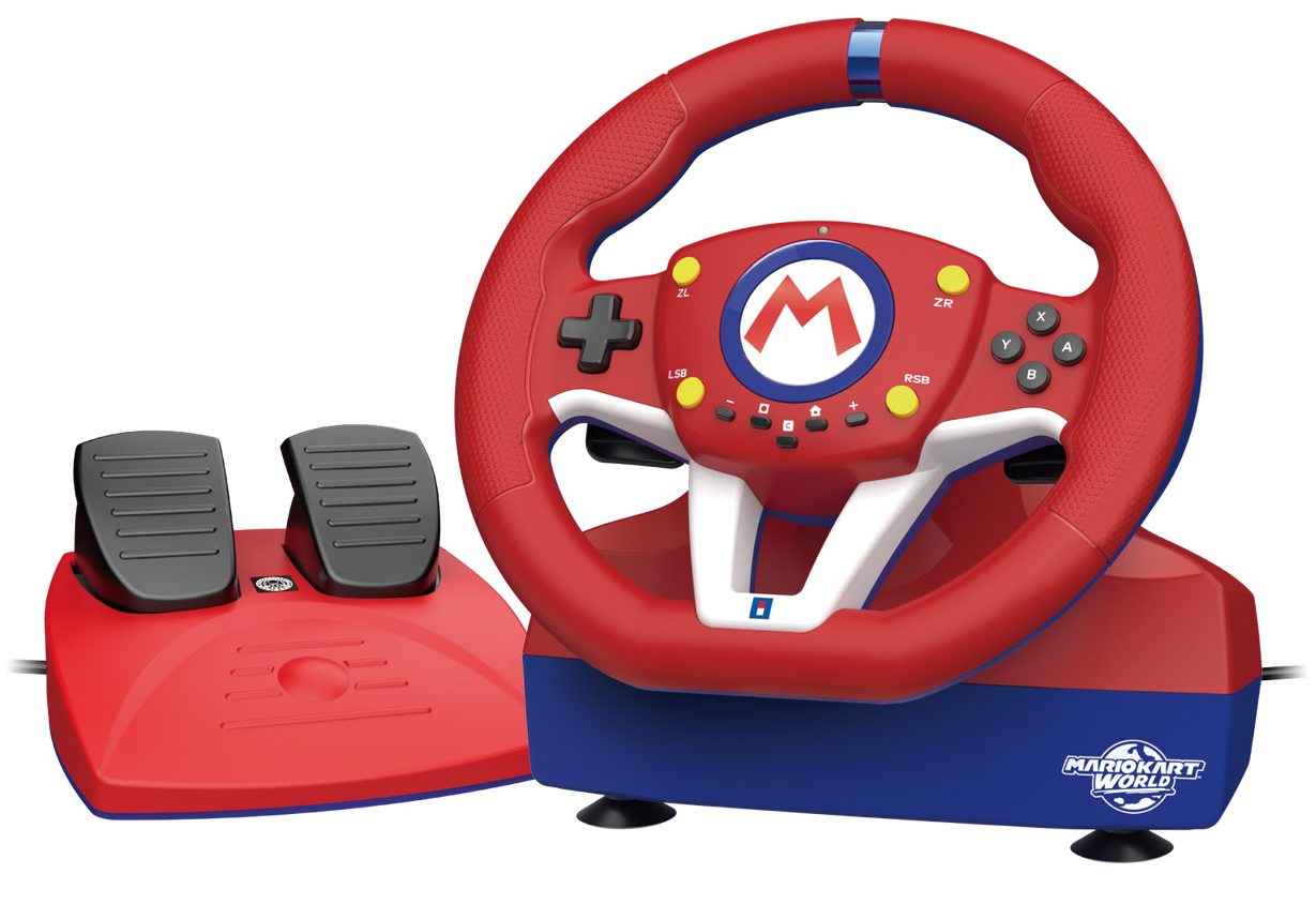 HORI 賽車遊戲方向盤Pro Mini 馬利歐賽車版 (NSX-122)        HORI Racing Wheel Pro Mini Mario Kart Ver. (NSX-122)
