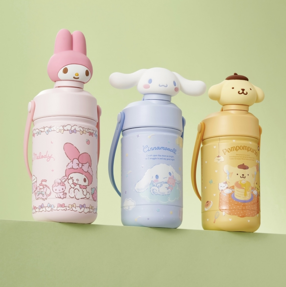 LocknLock x Sanrio 立體公仔雙飲保溫壺 390ml🩷🩵