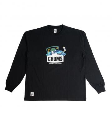 Chums Booby Ice Hockey OS Long Sleeve Tee