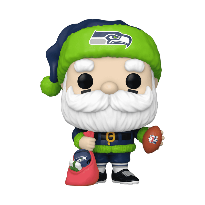 📦訂購 美國代購 Funko POP! NFL Seahawks Santa Figure 西雅圖海鷹 模型