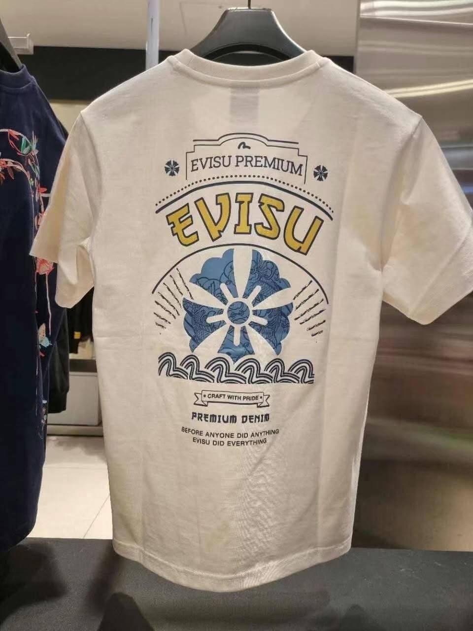 *💥💥🈹️🈹️️EVISU 新款獨家斷碼優惠 🈹️️🈹️💥💥 A2603042 ~ 韓國Evisu Unisex Tee*