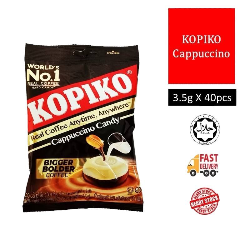 140g (40pcs) Kopiko Coffee Cappuccino Candy Gula-gula
