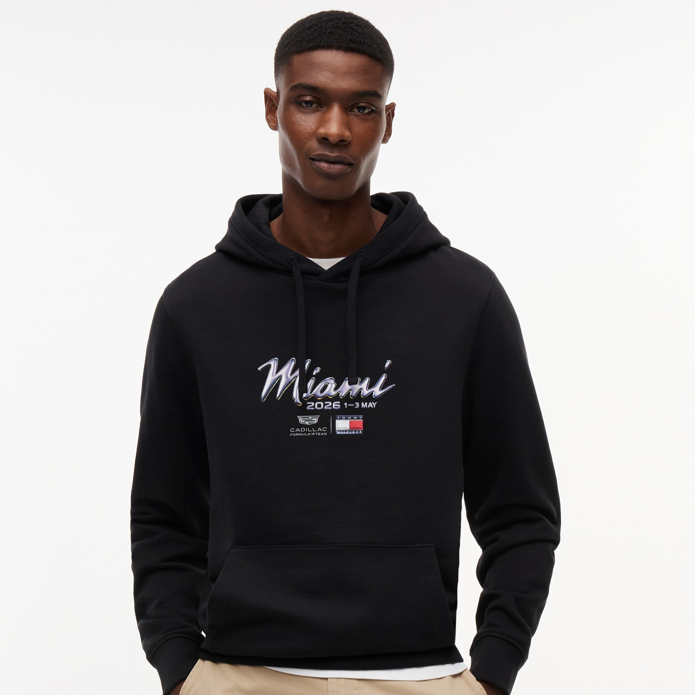 TH x Cadillac F1 Team 凱迪拉克車隊 2026 Miami GP特別版連帽衛衣 (黑/粉) MN00065