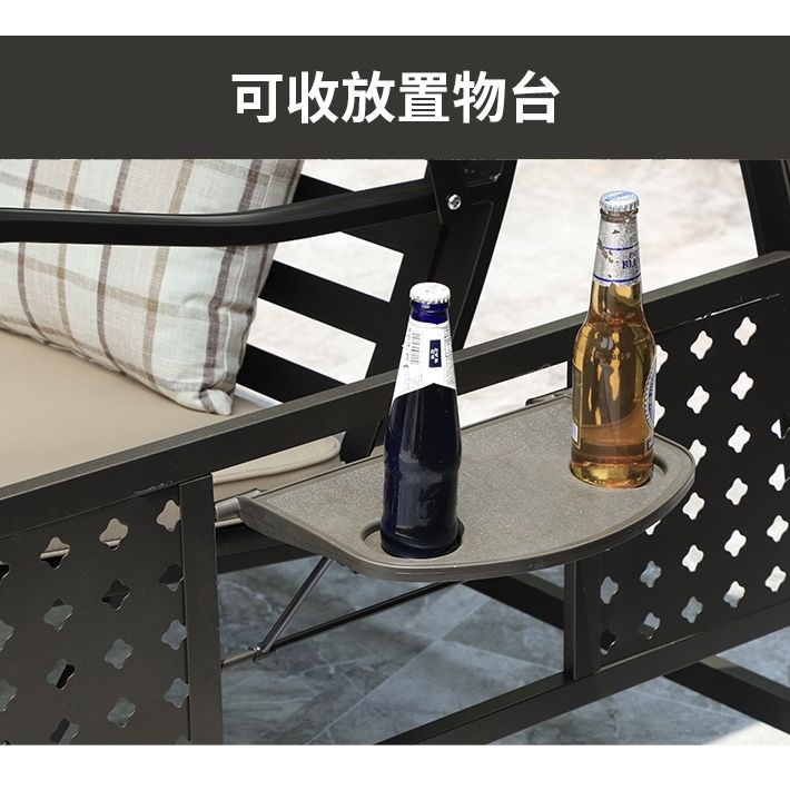 戶外花園鞦韆搖椅 雙人三人款 家用陽台室外吊椅Swing chair