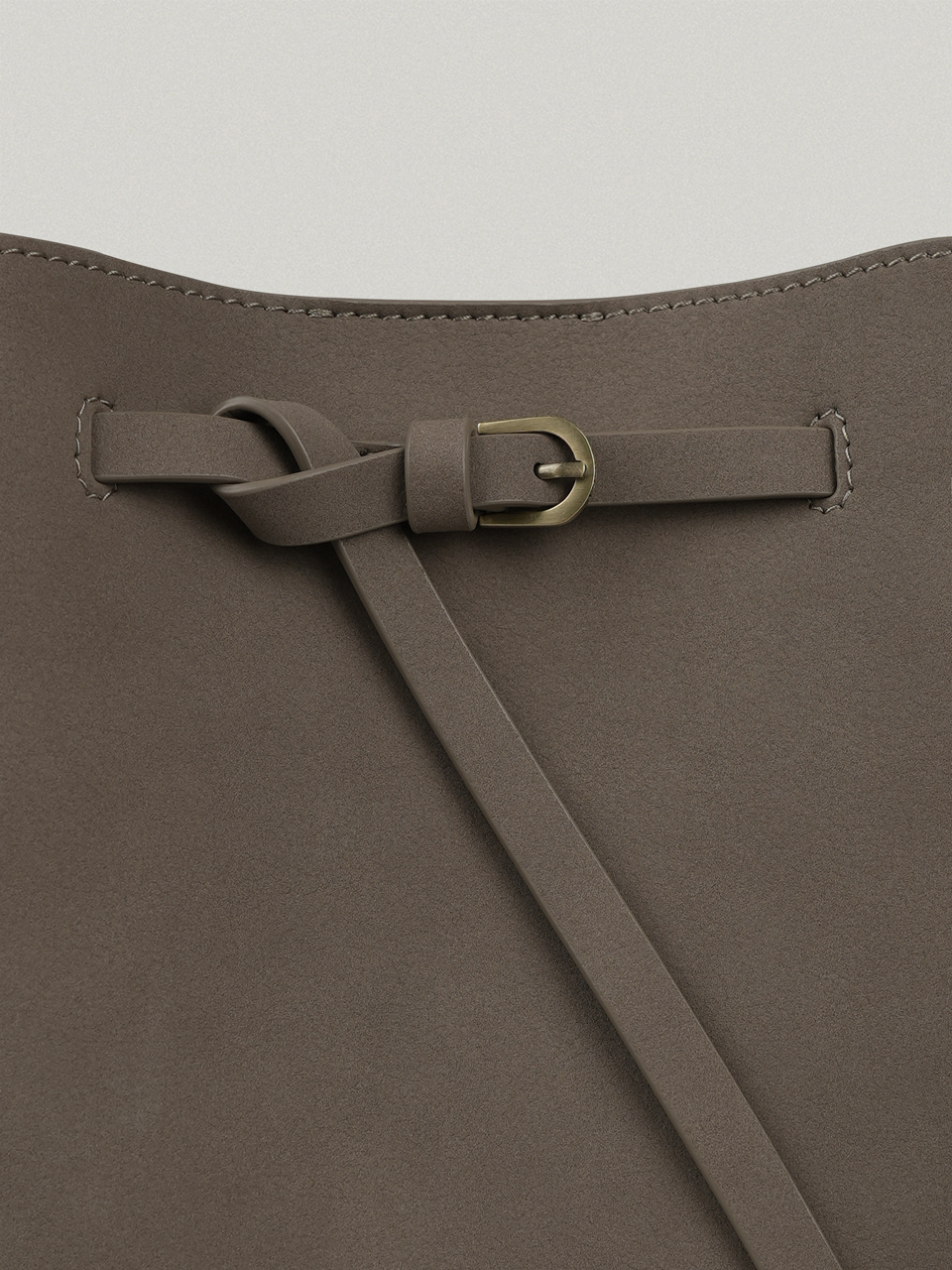 MINI ANTHOS BAG-NUBUCK (TAUPE)