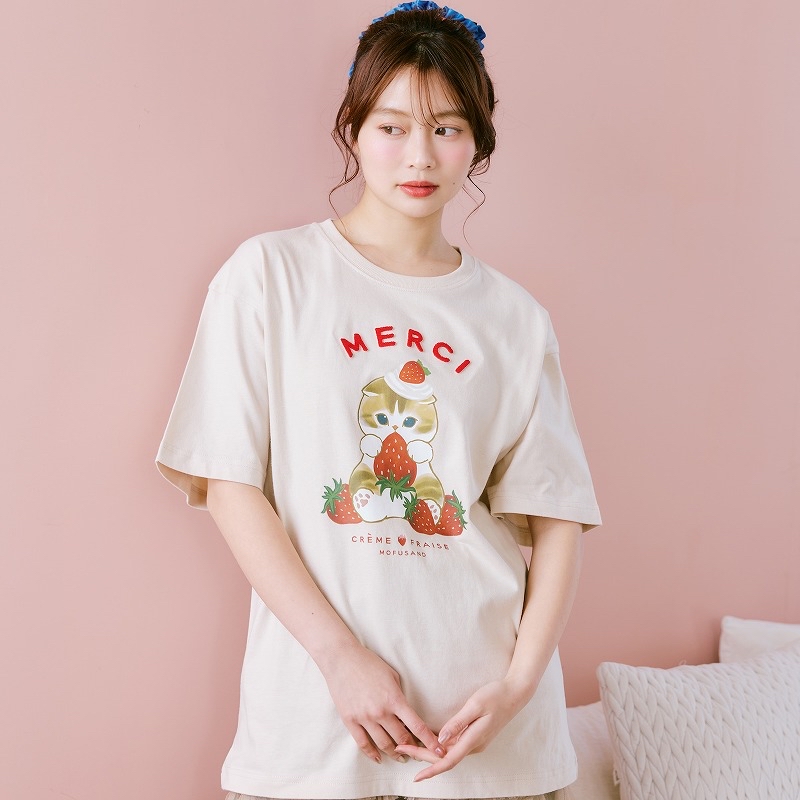 🎀【預訂】 mofusand 草莓🍓系列 T-shirt N