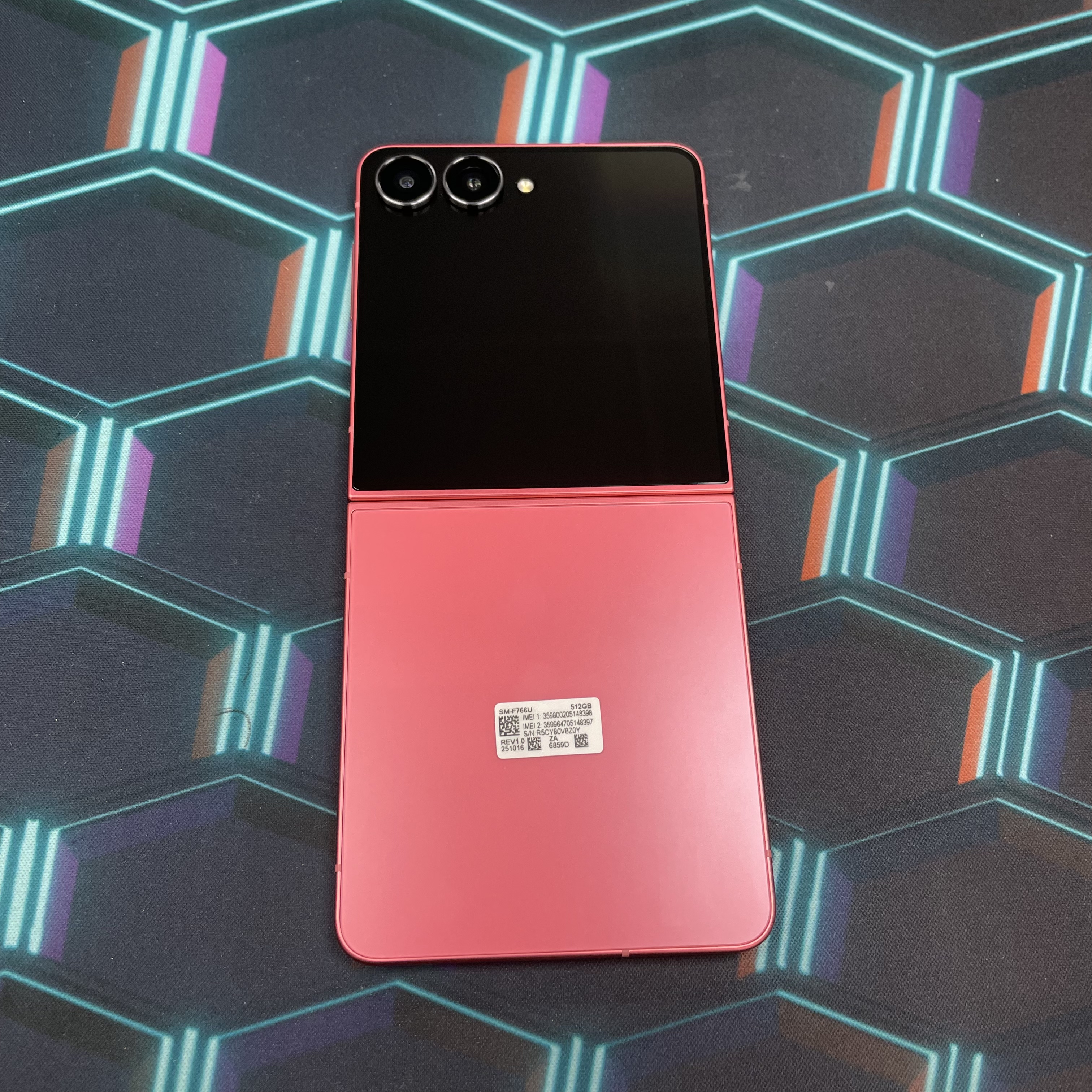 *6464 Galaxy Z Flip 7 美版 完美機 12+512GB 紅色 red