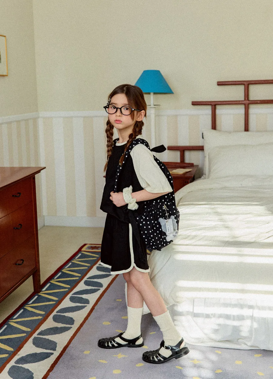 🇰🇷 Whitesketchbook | Dolphin線條短褲 4色