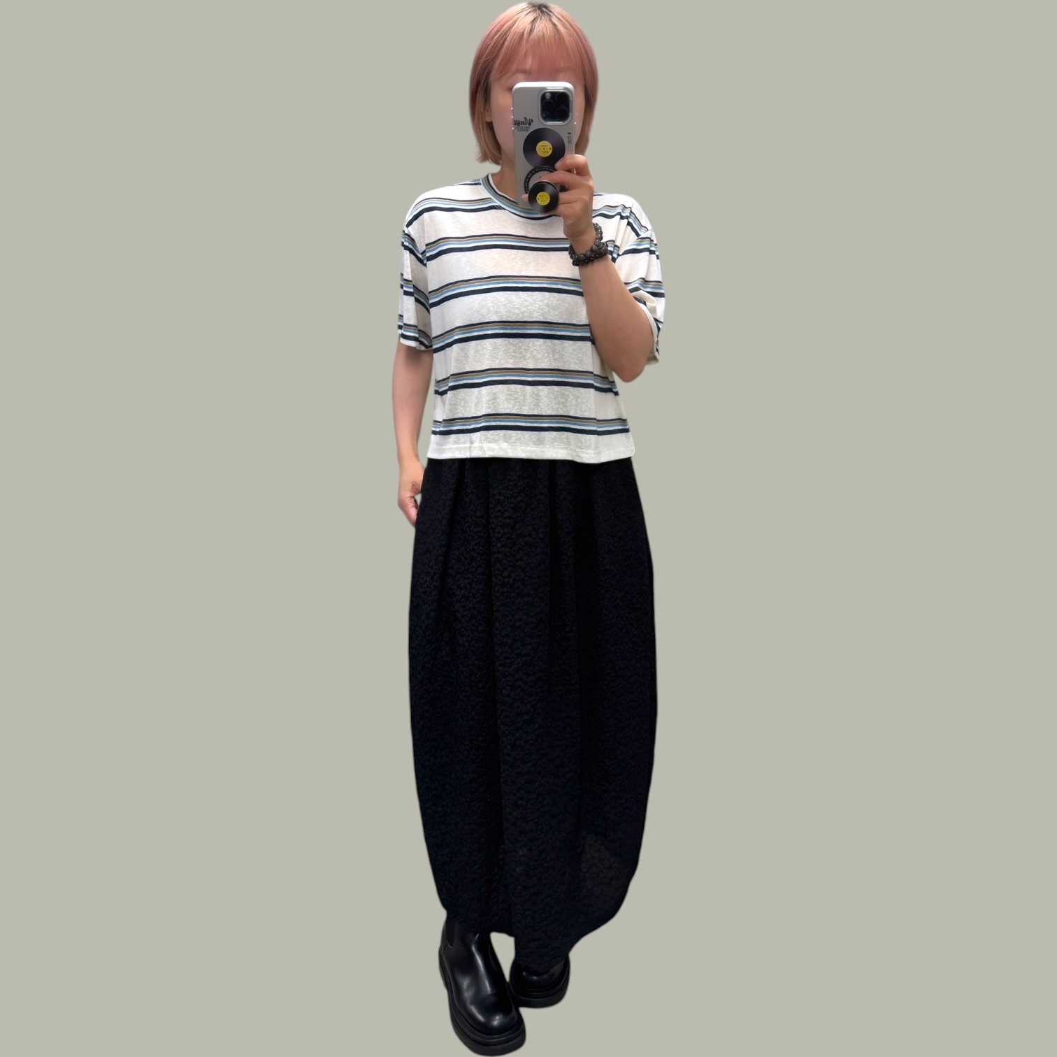 221396 橫間短Tee