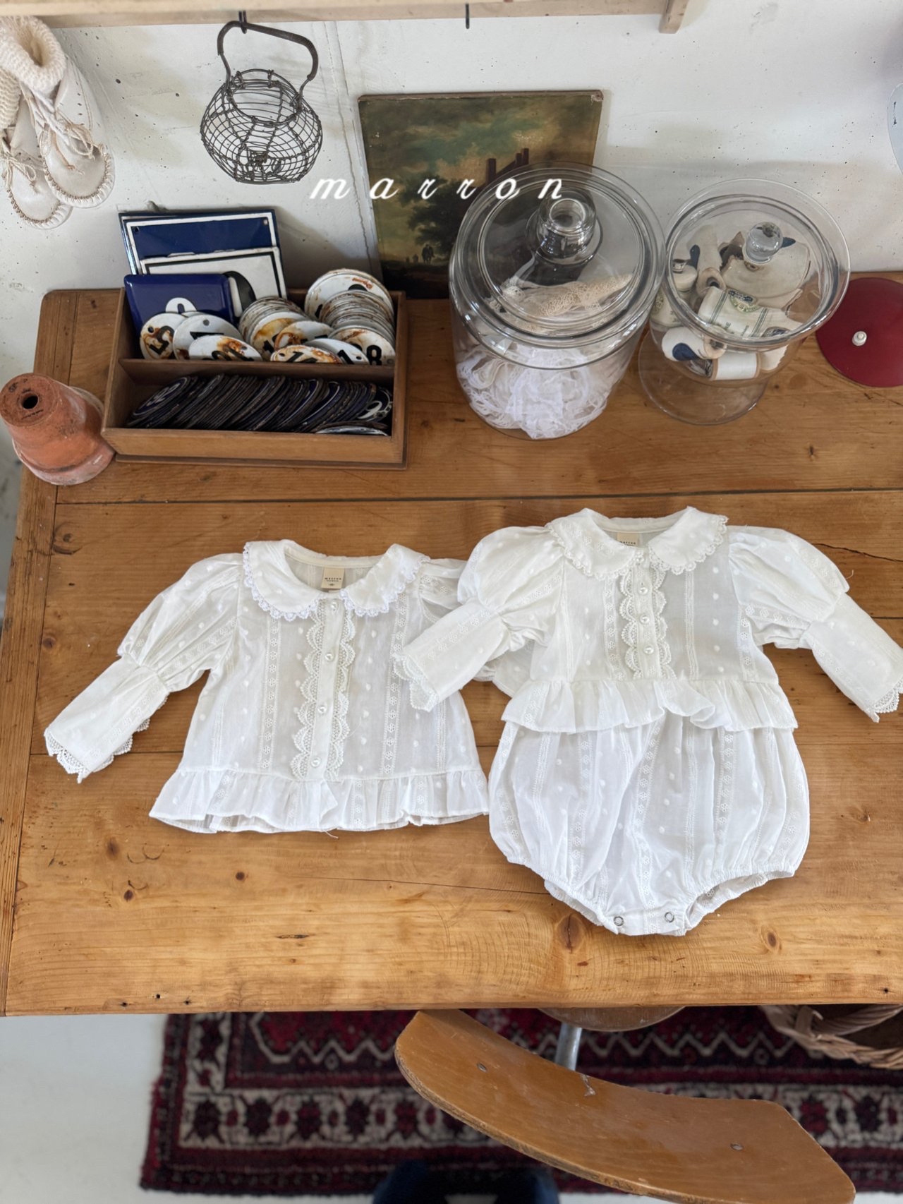 🇰🇷Marron blouse