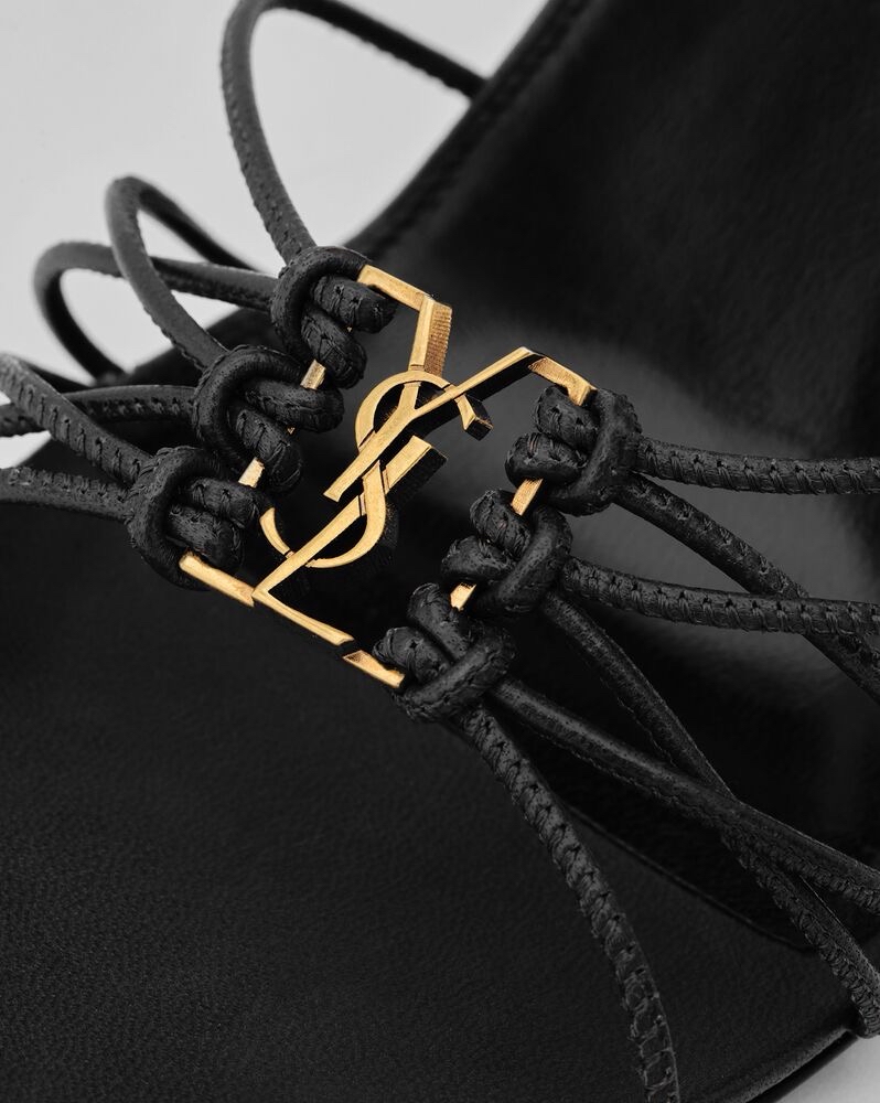 Saint Laurent 女士 BABYLON 高跟涼鞋34 34.5 35 35.5 36 36.5 37 37.5 38 38.5 39 39.5 40 40.5 41 41.5 42碼跟高: 9cm 