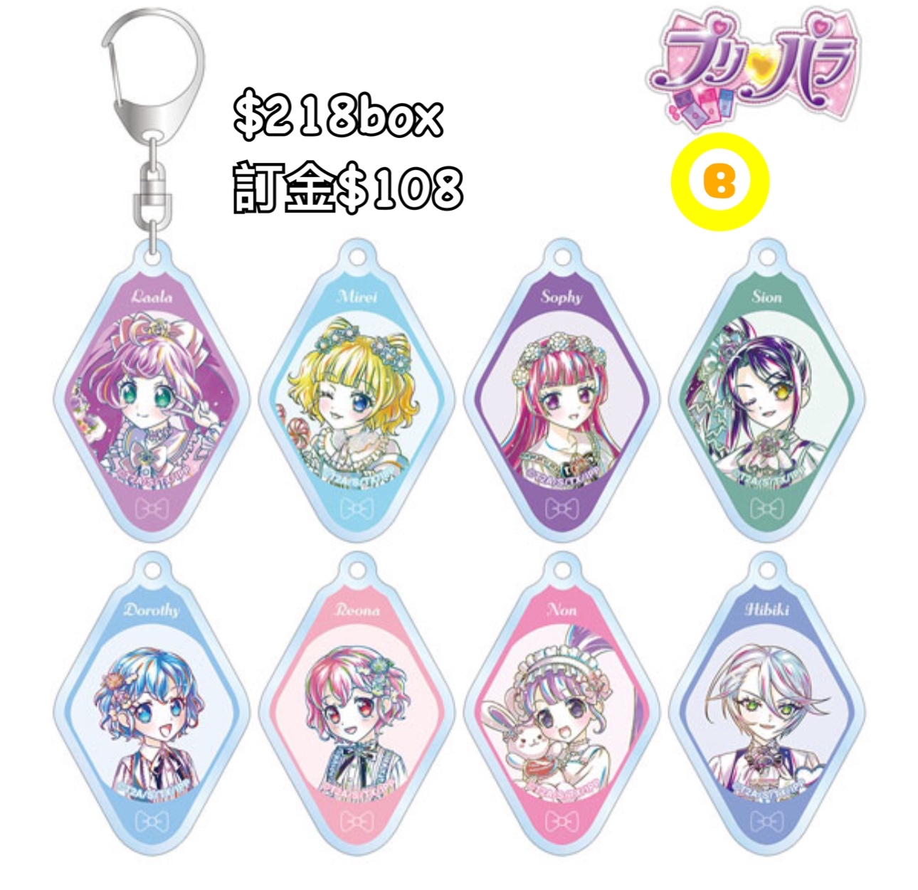 Preorder預訂7/2026年星光樂園花まつり匙扣原盒