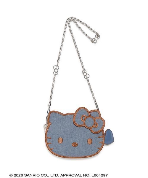 🎀【預訂】Kitty樣牛仔布單肩包