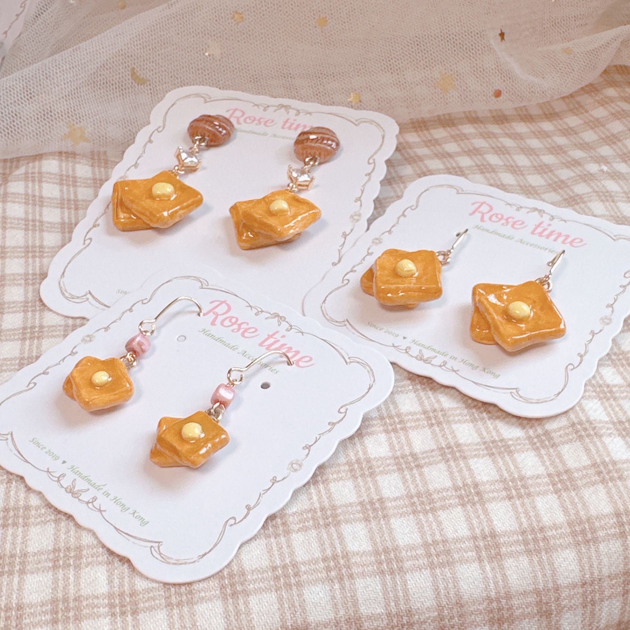 手繪茶餐廳西多士系列 迷你/小/中尺寸