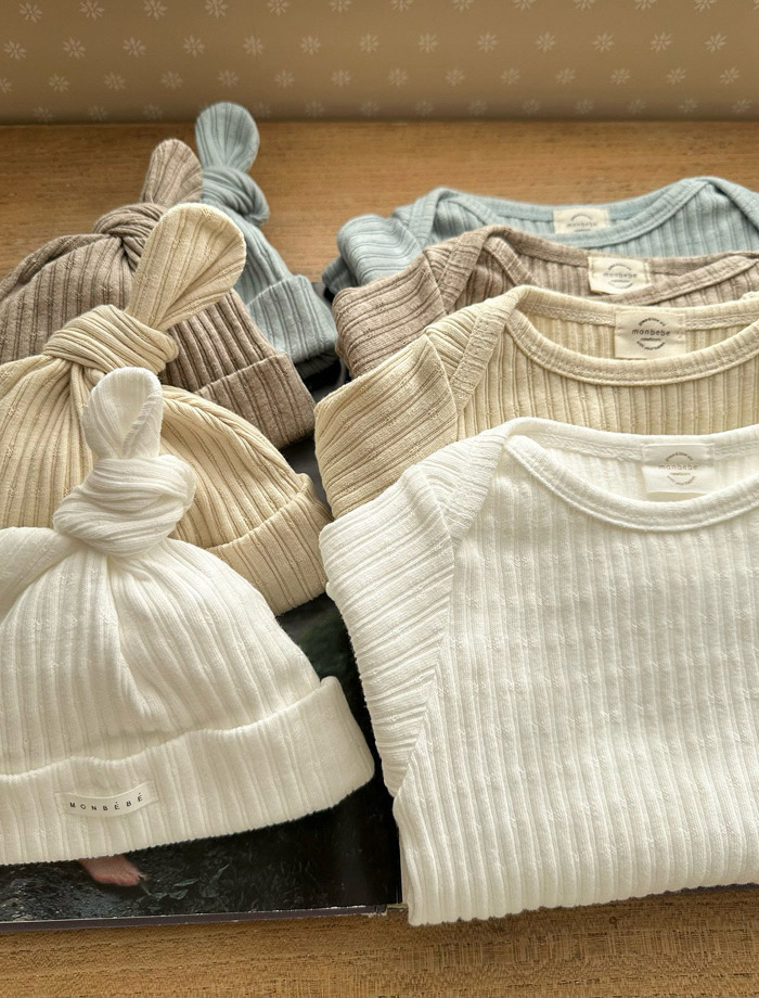 🇰🇷Monbebe Babysuit+hat