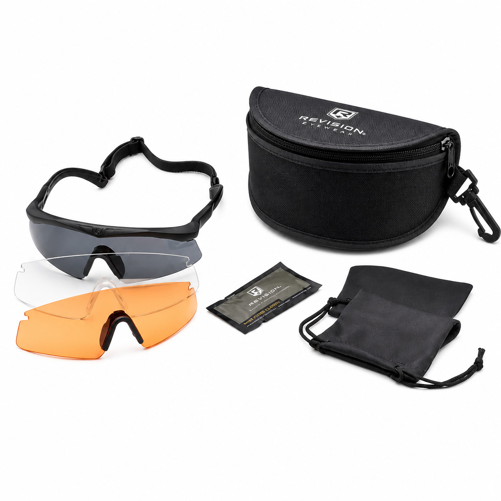 Revision Sawfly Eyewear 3 Lens Vermillion Kit三鏡片套裝