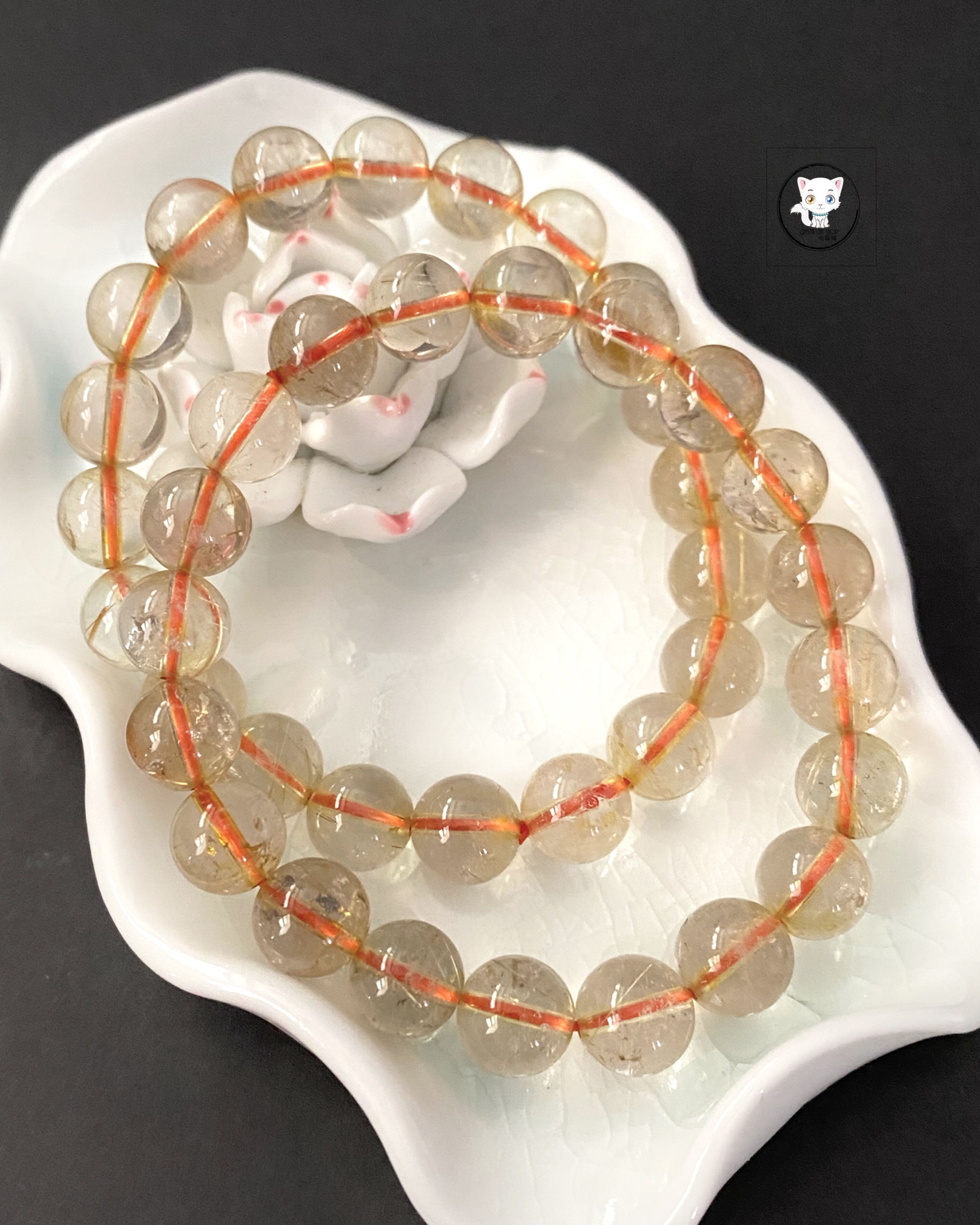 天然金髮晶手鏈 9.6mm