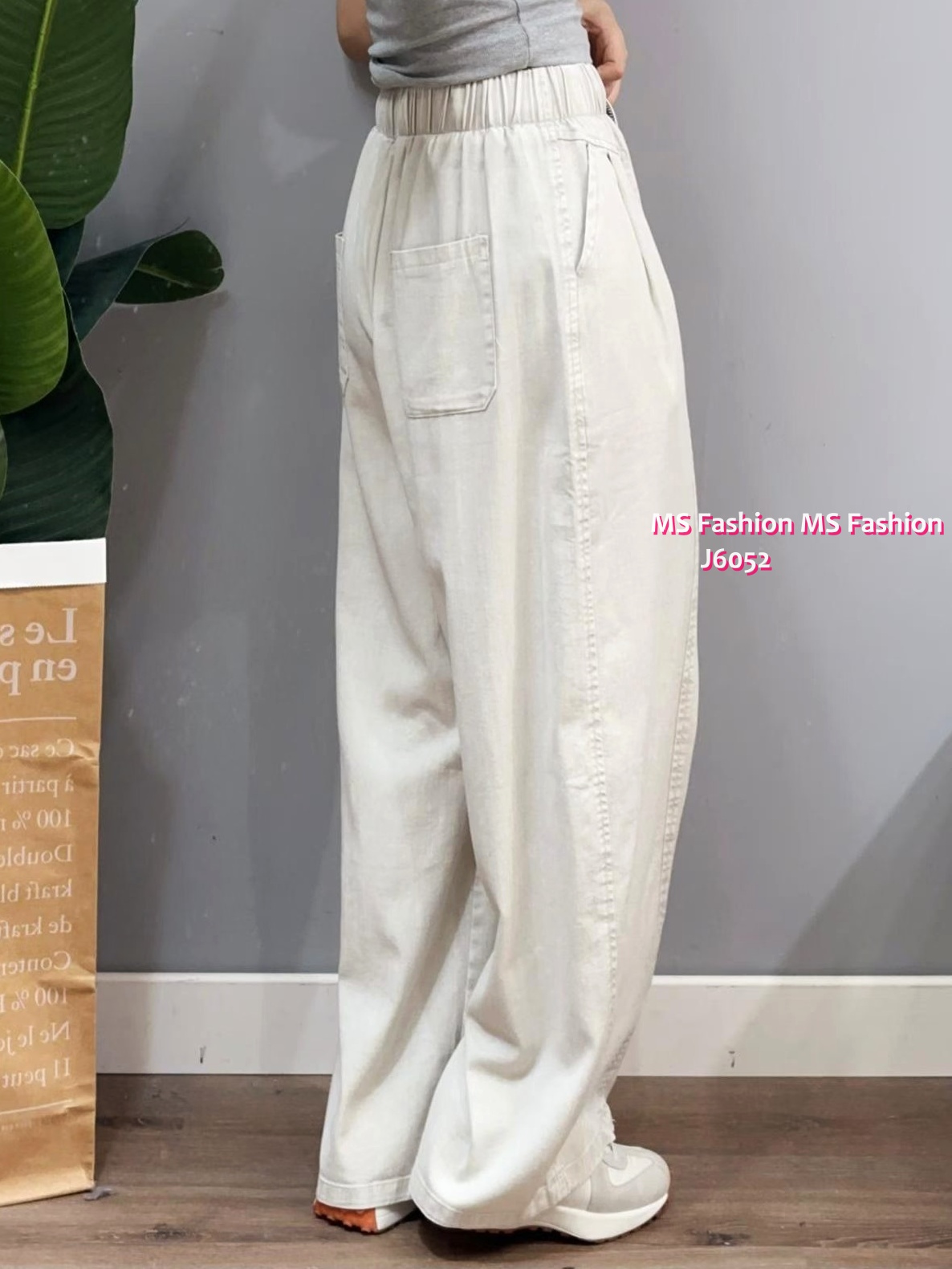 J6052 韓國🇰🇷靚色闊筒褲