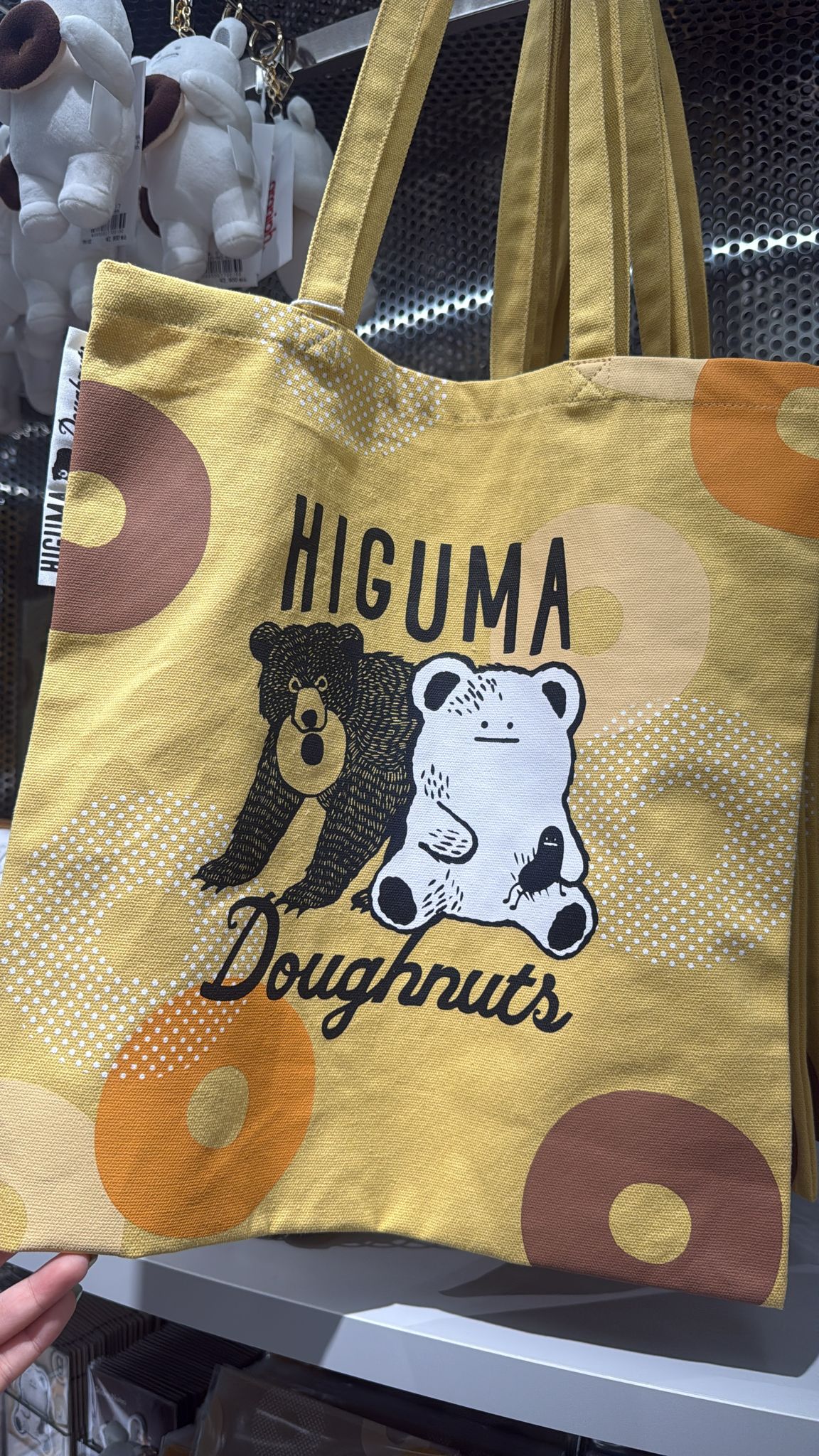 Graniph 北海道限定bear tote bag