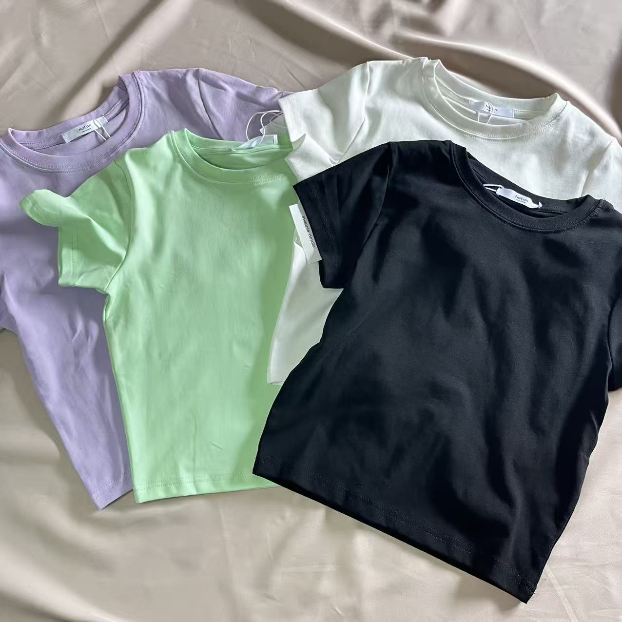 T20010#009 [4 Colour] Exclusive Plain T-shirt